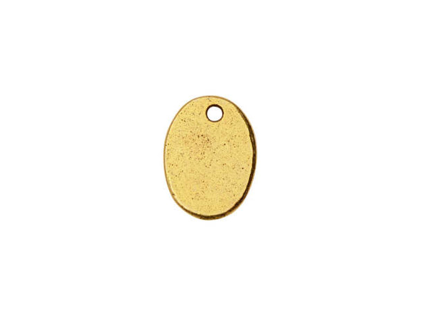 Nunn Design Antique Gold-Plated Small Meadow Grass Charm