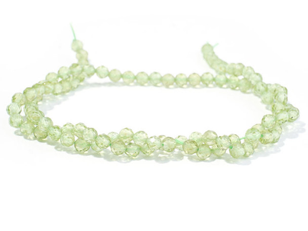 Bring a bit of green to your designs with these Dakota Stones gemstone beads. These Peridot beads have a classic round shape and feature facets that bring extra sparkle. They feature cheerful spring green color. Peridot is the birthstone for the month of August.Because gemstones are natural materials, appearances may vary from piece to piece.
