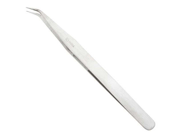 The Beadsmith Bent Fine Point Tweezers For Bead And Pearl Knotting