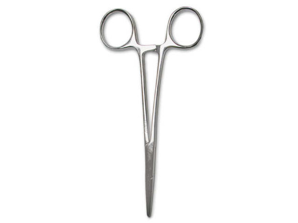 The Beadsmith Hemostat Clamp, Serrated Stainless Steel 5 Inches Long