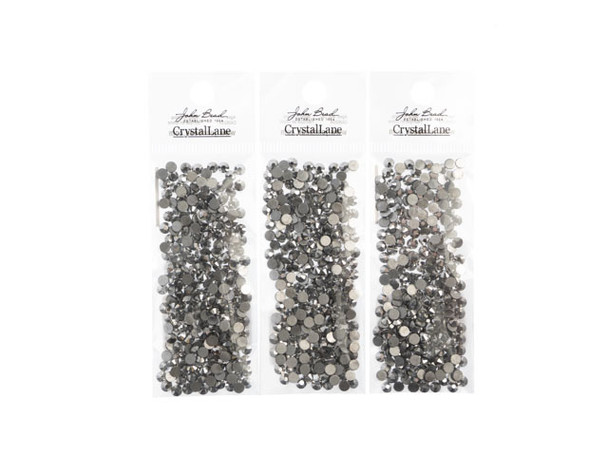 Flat Back Rhinestones ss16 (4mm) - Metallic Silver (288pcs)