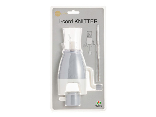 Meet your new go-to crafting buddy, the Tulip i-cord Knitter! This nifty tool effortlessly crafts knitted ropes from a diverse range of yarns—think cotton, wool, metallic, and even crochet and embroidery threads. Want to add some flair? Toss in some beads! Its compact, lightweight design and ergonomic grip make it a breeze to take your projects on the go and knit comfortably for hours. The set comes complete with the i-cord Knitter, a weight, and a 2.20mm crochet hook. Just a heads-up, though: it's not compatible with any type of wire, and you'll need to supply your own yarns and threads.