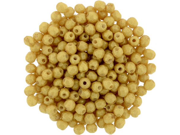 Fire-Polish 2mm : Pacifica - Ginger (50pcs)