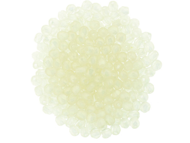 Fire-Polish 2mm : Sueded Gold Jonquil (50pcs)