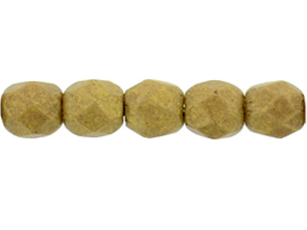 Fire-Polish 2mm : Pacifica - Macadamia (50pcs)