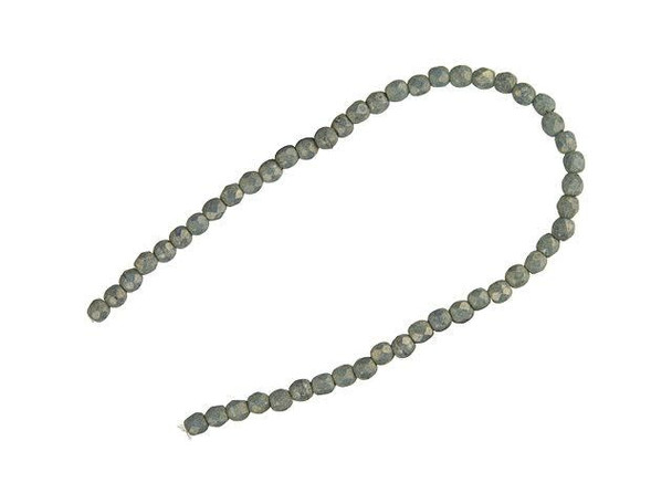 Fire-Polish 2mm : Pacifica - Poppy Seed (50pcs)
