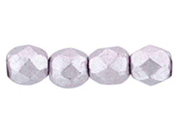 Fire-Polish 3mm : ColorTrends: Saturated Metallic Almost Mauve (50pcs)