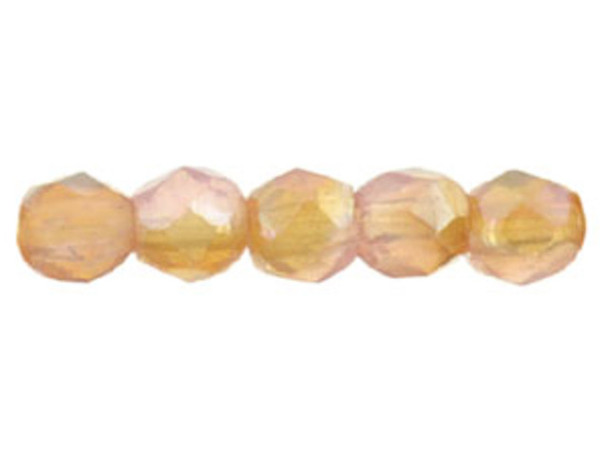 Fire-Polish 2mm : Milky Pink - Celsian (50pcs)