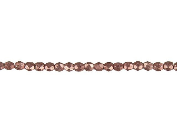 Fire-Polish 3mm : ColorTrends: Saturated Metallic Butterum (50pcs)