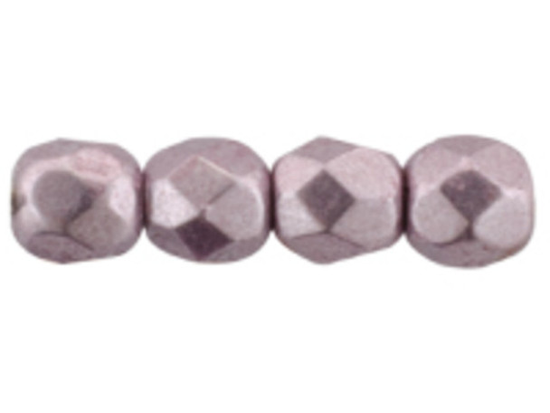 Fire-Polish 3mm : ColorTrends: Sueded Gold Blackened Pearl (50pcs)