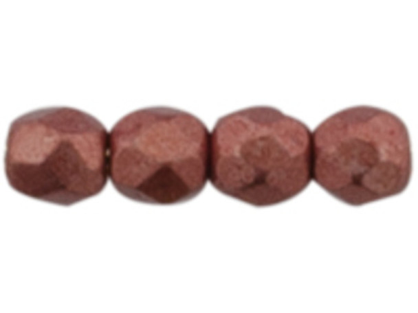 Fire-Polish 3mm : ColorTrends: Sueded Gold Lantana (50pcs)