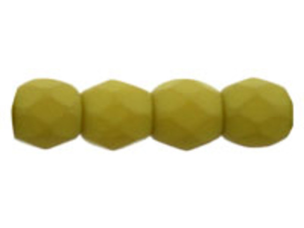 Fire-Polish 3mm : Saturated Chartreuse (50pcs)