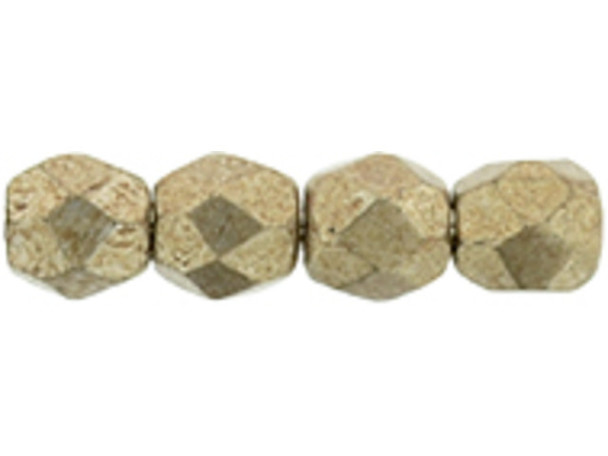 Fire-Polish 3mm : ColorTrends: Saturated Metallic Hazelnut (50pcs)