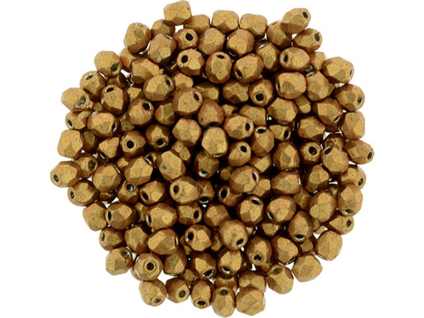 Fire-Polish 3mm : ColorTrends: Saturated Metallic Flame (50pcs)