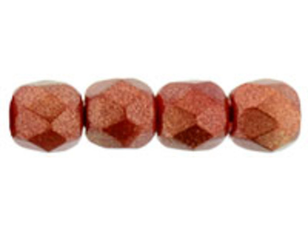 Fire-Polish 3mm : Halo Ethereal - Cardinal (50pcs)