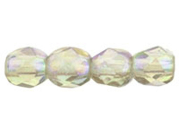 Fire-Polish 3mm : Luster Iris - Black Diamond (50pcs)