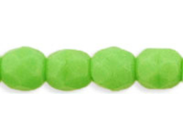 Fire-Polish 4mm : Honeydew (50pcs)