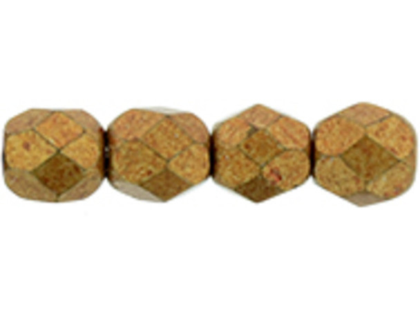 Fire-Polish 4mm : ColorTrends: Saturated Metallic Flame (50pcs)