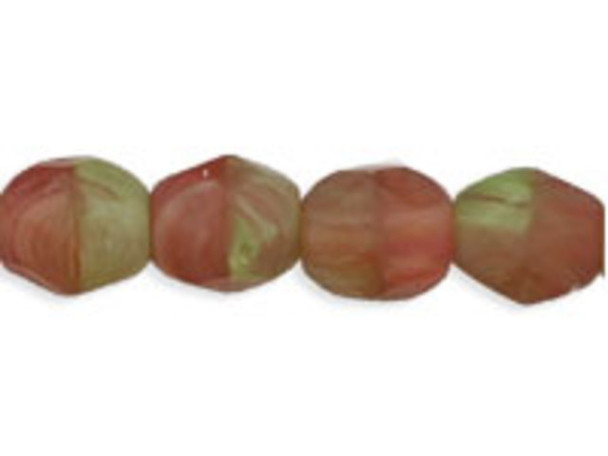 Fire-Polish 4mm : HurriCane Glass - Matte - Cactus Fig (50pcs)