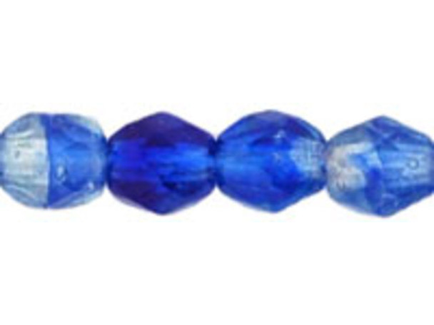 Fire-Polish 4mm : HurriCane Glass - Bluebell (50pcs)