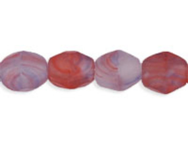 Fire-Polish 4mm : HurriCane Glass - Matte - Calico Hills (50pcs)