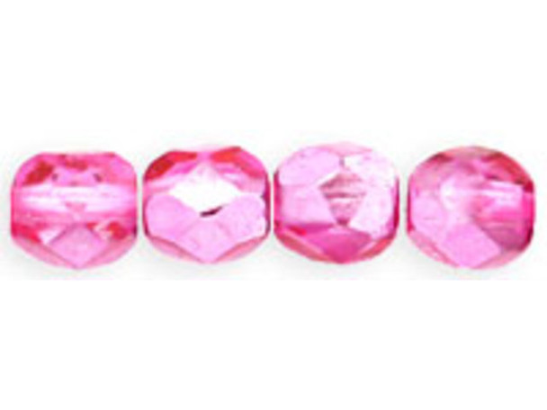 Fire-Polish 6mm : Pink (75pcs)