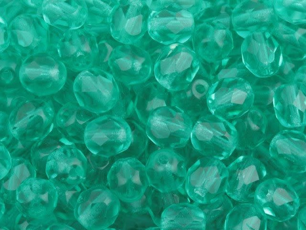 Fire-Polish 6mm : Lt Teal (25pcs)