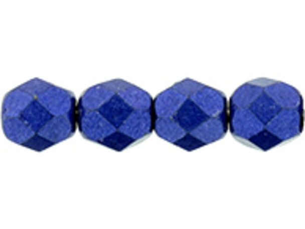 Fire-Polish 6mm : ColorTrends: Saturated Metallic Lapis Blue (25pcs)