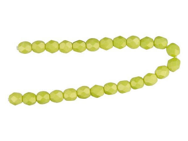 Fire-Polish 6mm : Pacifica - Honeydew (25pcs)