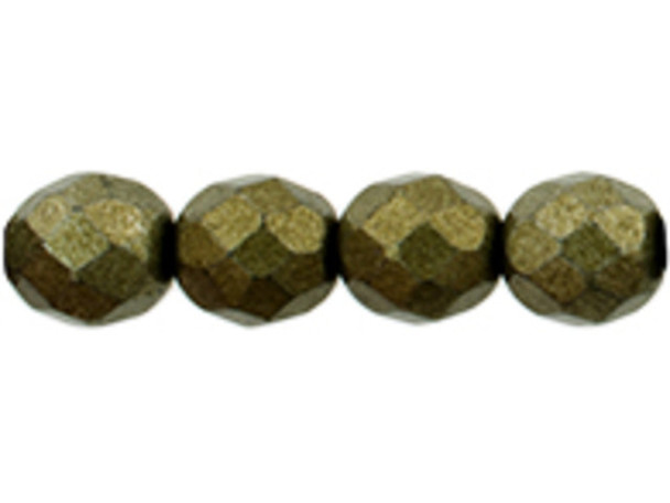 Fire-Polish 8mm : ColorTrends: Saturated Metallic Emperador (25pcs)
