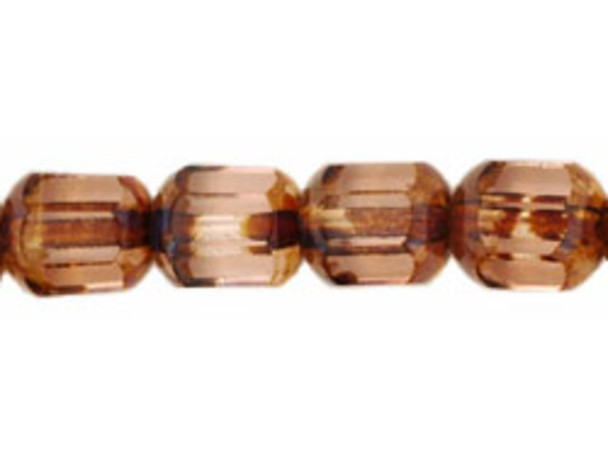 Antique Style Octagonal 8mm : Rosaline (25pcs)