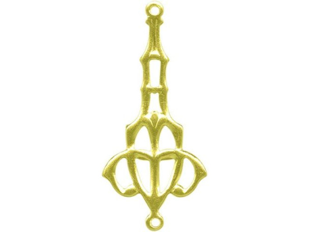 Raw Brass Lantern Drop Filigree Component – Jewelry Making