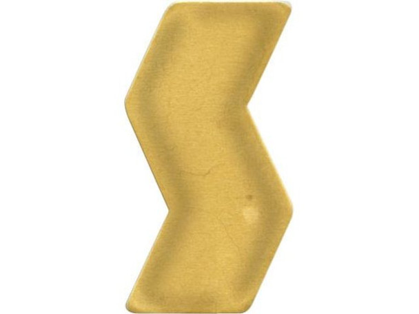 Brass Stamping Blank, Zig-Zag (12 Pieces)
