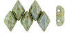 Matubo GemDuo 8x5mm 2-Hole Bead Luster - Opaque Green (2.5-Inch Tube)