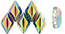 Matubo GemDuo 8x5mm 2-Hole Bead Crystal - Vitral (2.5-Inch Tube)