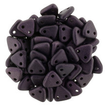 CzechMates Triangle 6mm Tube 2.5" : Metallic Suede - Dk Plum