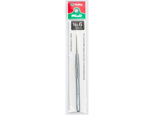 Tulip - Steel Crochet Hook w/Plastic Handle - Size 6 (1.00mm)