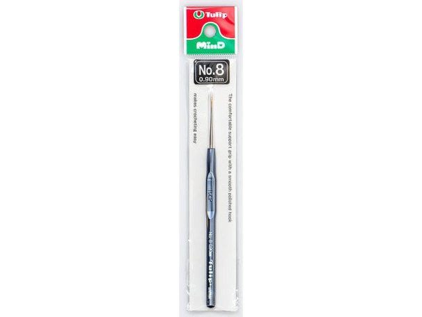 Tulip - Steel Crochet Hook w/Plastic Handle - Size 8 (0.90mm)