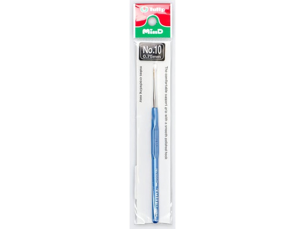 Tulip - Steel Crochet Hook w/Plastic Handle - Size 10 (0.75mm)