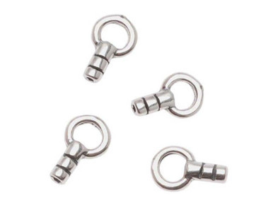 Sterling Silver End Cap for Beading Chain with 0.83mm Hole