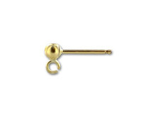 Gold-Filled 14K/20 3mm Ball Post Earring (1 Pair)