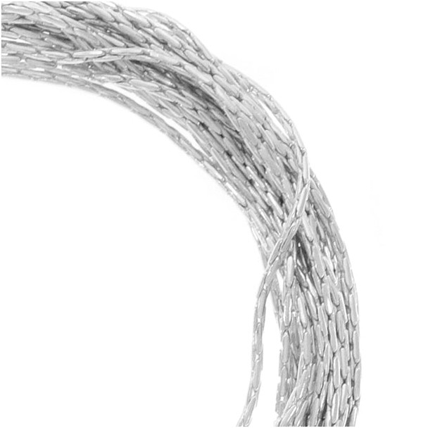 Sterling Silver 0.5mm Beading Chain by the Foot (1 Foot)