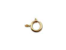 Gold-Filled 6mm Spring Ring Clasp (1 Pair)