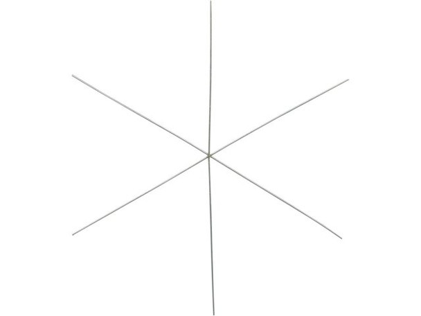 White Plated Snowflake / Spiderweb Form, 6" (pack) White Plated Snowflake / Spiderweb Form, 6" (pack)