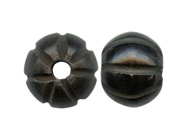 Most horn beads and pendants are made from water buffalo horn.  Black and "natural" are usually the horn's original color without any treatments or dyes. Gold and red horn may be bleached and/or dyed. Dyed horn beads and pendants might not be colorfast.  See Related Products links (below) for similar items and additional jewelry-making supplies that are often used with this item.