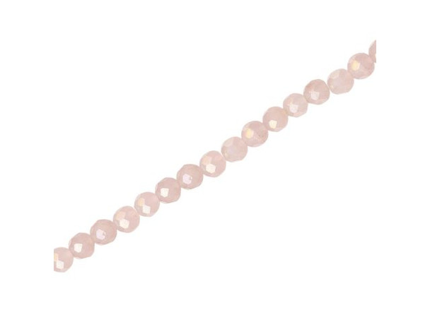 Rose quartz is one of the most desirable varieties of quartz in the gemstone trade. Also known as ancona ruby and mont blanc ruby, these semiprecious gemstones display a lovely, unique pink tone. Rose quartz beads have been found in Mesopotamia that date back to 7000 B.C. Often called the "love stone," rose quartz is said to open the heart chakra to all forms of love. This semiprecious gemstone is believed to encourage gentleness, forgiveness, compassion, kindness, tolerance, and self esteem. It is also said to remove fears, resentments, and anger.  Find related items below, and find out more about quartz in our Gemstone Index.