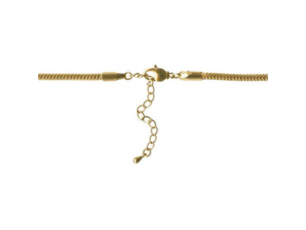 Adjustable 18-20" Calypso Snake Chain Necklace - Gold Plated (6 Pieces)