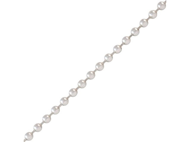 Use with #40-501 Ball Chain Clasp (in the Ball Chain Accessories category).  All of our sterling silver is nickel-free, cadmium free and meets the EU Nickel Directive.   See Related Products links (below) for similar items, additional jewelry-making supplies that are often used with this item, and general information about these jewelry making supplies.Questions? E-mail us for friendly, expert help!