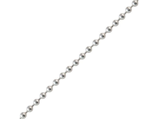 Use with #40-501 Ball Chain Clasp (in the Ball Chain Accessories category).  All of our sterling silver is nickel-free, cadmium free and meets the EU Nickel Directive.   See Related Products links (below) for similar items, additional jewelry-making supplies that are often used with this item, and general information about these jewelry making supplies.Questions? E-mail us for friendly, expert help!