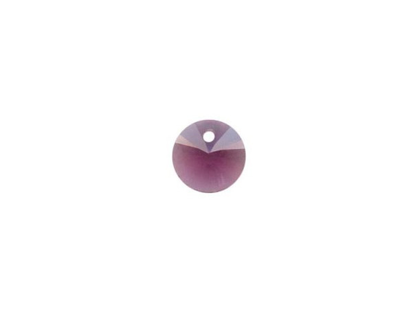 PRESTIGE 6428 Rivoli Pendant, 6mm - Amethyst (Each)